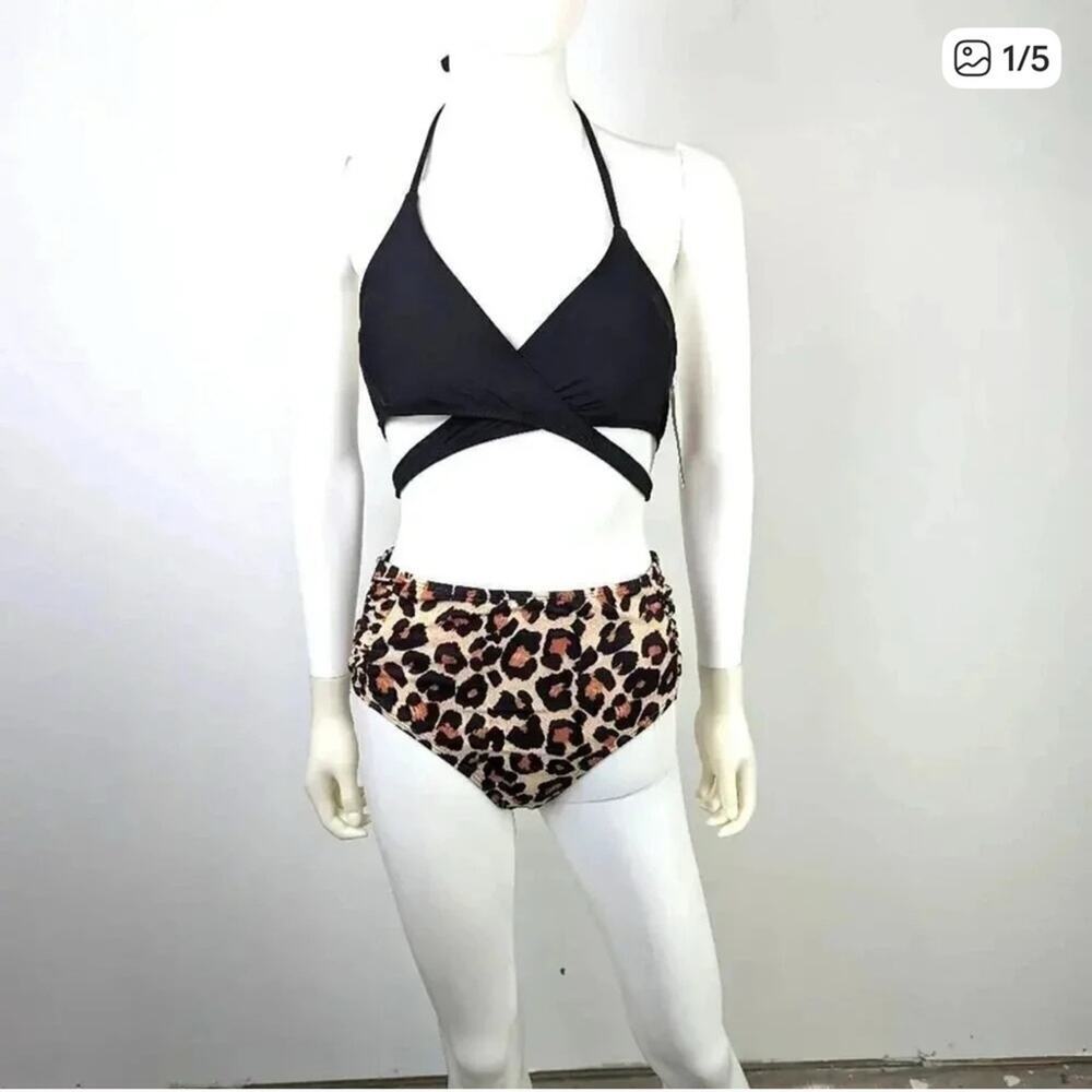 Leopard Print Bikini Bottom